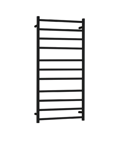 Luxury 11 Round Bars Heated Towel Rail – Mirror World Warranty 3 Years