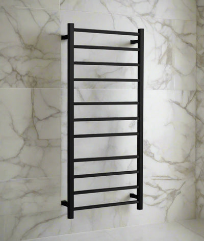 11 Flat Bars Heated Towel Rail – 3-Year Warranty | Mirror World