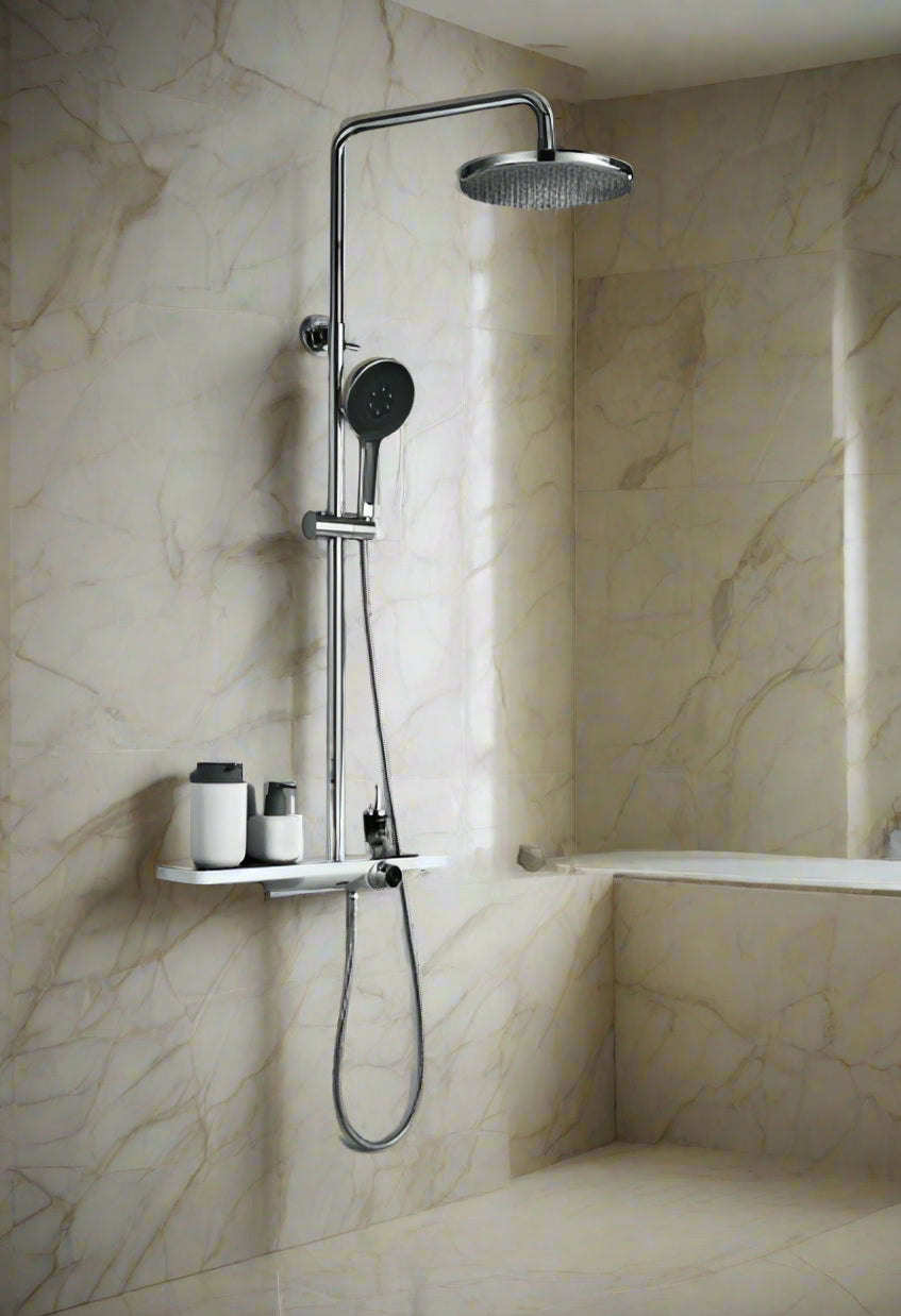 Premium Rain Shower System with Handheld Sprayer – WaterMark Certified | 7-Year Warranty