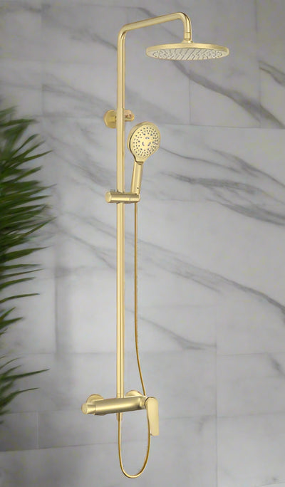 Premium 3-Way Rain Shower Column Set with Handheld Sprayer – WaterMark Certified | 7-Year Warranty